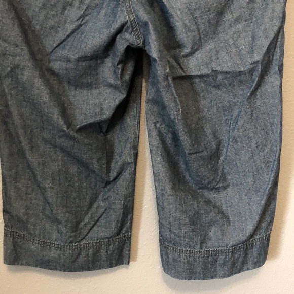 Dockers mid-rise curvy capris Women's 12 lightweight denim jean 100% cotton EUC - Picture 6 of 11